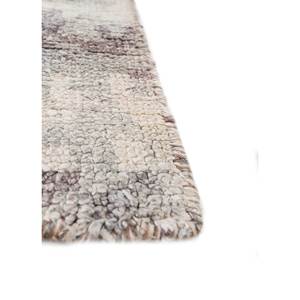 Tapis en viscose noué à la main Entropy Ivory, design Aubusson, motif abstrait rectangulaire classique pour salon, couloir, Skpv-07 - Product Image 4