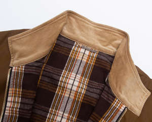 Sophia Men's 2023 Winter Coated Waterproof Stand Collar Motorcycle Safari <b>Denim</b> <b>Jacket</b> Pattern Solid Casual Outdoor Cotton <b>Liner</b> - Product Image 6