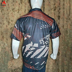 Camisetas de cuello Polo para hombre en negro con logotipo bordado Algodón transpirable Tallas grandes para polos - Product Image 3