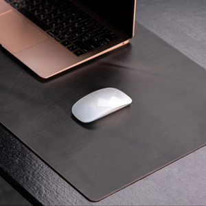 Tapis de bureau classique en cuir véritable, écologique, anti-odeurs, résistant, surface d'écriture durable, protection LMD-0069 - Product Image 1