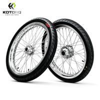 Ensemble de roues CNC Supermoto KOTORQ de 17 pouces pour Talaria XXX X3 70/90-17 90/80-17, pneus de route améliorés, moto électrique tout-terrain