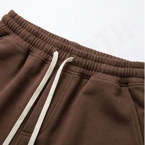 Custom Distressed Sweatpants Man <b>Trouser</b> Streetwear Side Panel Heavyweight Organic Cotton High Quality Flare Double Waist <b>Jogger</b> - Product Image 4