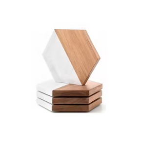 Sous-verres en bois et en marbre personnalisés de haute qualité à la fabrication de prix de gros en Inde - Product Image 4