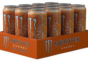 Boisson énergétique Monster Ultra Sunrise US 12/16OZ à faible teneur en glucides et sans sucre, emballage en vrac - Product Image 3