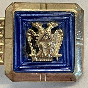 Boutons de manchette maçonniques en métal cuivré personnalisés en argent plaqué or franc-maçonnerie signe d'adhésion costume chemise pince à cravate accessoire - Product Image 2