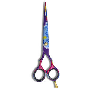 Ciseaux de salon de qualité supérieure, ciseaux à cheveux pour barbier, 5,5 pouces, revêtement papier, vis réglable, acier métallique - Product Image 6