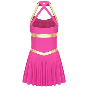 Disfraz de Animadora para Mujeres y Niñas, Uniforme de Animadora para Adultos, Conjunto de 2 Piezas con Top Corto y Falda Plisada - Product Image 6