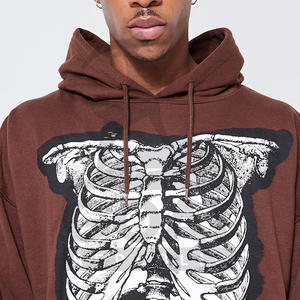 Sudaderas con Capucha Personalizadas con Logotipo, 100% Algodón, Estampado Sólido de Invierno, 280 g/m², Estilo Y2K, Ropa Urbana Informal para Hombre, Hecha en Pakistán - Product Image 2