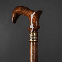 AVEC BÂTON DE MARCHE AVEC CARVING PERSONNALISÉ Cadeau ou aide à la mobilité pour hommes et femmes Marche en bois artisanale