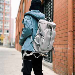Sac à dos de <span class=keywords><strong>voyage</strong></span> Oxford personnalisé, imperméable, respirant, séparation sec/humide, grande capacité, randonnée en plein air, camping, OEM - Product Image 4