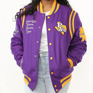 Chaqueta universitaria cómoda y elegante para hombres y mujeres, ropa de moda con cuello con capucha para uso en exteriores, todas las edades, logotipo frontal - Product Image 1