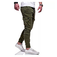 Pantalones Deportivos Casuales para Hombre 2024, Cintura Alta, Estampados, Impermeables, Ajuste Holgado, para Correr y Entrenar