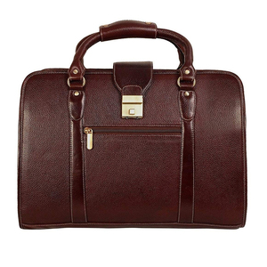 Sac d'ordinateur portable fait à la main de luxe en cuir véritable de qualité supérieure pour le bureau en cuir PU voyage à la main 2024 sacs pour ordinateur portable avec plusieurs poches - Product Image 1