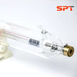 SPT Laser C100 CO2 หลอดเลเซอร์แก้ว 100w สําหรับการตัดด้วยเลเซอร์ 10,000 ชั่วโมงอายุการใช้งานในสต็อก
