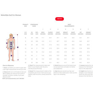 Combinaison de moto textile imperméable pour femme avec armure CE réglable - Product Image 6