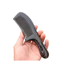 Peine de cuerno natural hecho a mano, peine para el cuidado del cabello de Búfalo, antiestático, muestra gratis para hombres, mujeres, clásico - Product Image 1