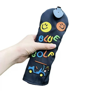 Funda clásica para cabeza de palo de golf para hombre, cuero PU suave con forro de felpa, fácil de deslizar y quitar, cuello elástico seguro - Product Image 4