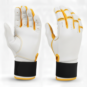 Guantes de Bateo de Béisbol de Cuero Profesional Premium, Diseño Ligero, Opciones Personalizables que Ofrecen Comodidad Duradera al Golpear - Product Image 6