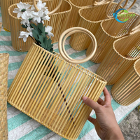 Sac à main en bambou polyvalent et écologique pour le rangement et la décoration de la maison Design tendance et écologique pour les femmes