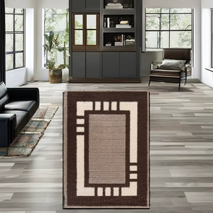 Tapis et tapis Shaggy en peluche de haute qualité artisanat turc Polyester tissé Design moderne salon grand Turkiye personnalisé - Product Image 4