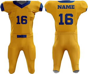 Latest <b>Model</b> American Football Uniform Jersey Printed Sportswear Sets Customizable Colors Team Names Breathable Quick Dry Short - Product Image 2