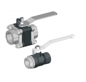 Válvula de Bola de Extremo Roscado de Grado Industrial, Diseño Roscado de Acero Inoxidable, Válvula para Control de Flujo de Tuberías de Agua, Gas y Petróleo - Product Image 1