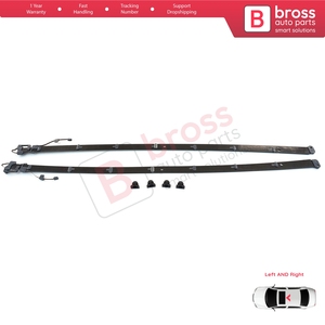 Juego de reparación de guías deslizantes de cristal para techo corredizo panorámico BSR593 para C W205, longitud 57 cm - Product Image 2