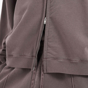 Custom High Quality Heavyweight Boxy Zipper Hoodies <b>Zip</b> <b>Ups</b> Custom Blank Oversize <b>Zip</b> Hoodie Manufacturer Double Zipper - Product Image 4