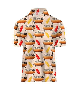 Camiseta de Manga Corta para Hombre, Estilo Gótico, Personalizada con Botones, Tejida, de Lona y Spandex, con Logotipo Personalizado, de Secado Rápido, en Oferta - Product Image 5