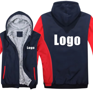 Sudaderas con capucha de piel sintética de camuflaje con diseño de logotipo personalizado, Abrigo con capucha de lana de invierno para hombre, chaqueta de sudadera gruesa personalizada - Product Image 4