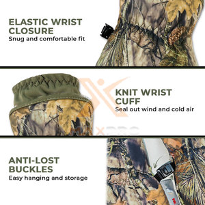 Gants de chasse d'extérieur au design unique, faible MOQ, couleur unie, légers, imperméables, en polyester, personnalisables - Product Image 5
