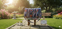 Sac de voyage week-end en coton indien fait main, multi-styles, grande capacité, durable, de luxe, tactique, décontracté, sportif, avec fermeture éclair