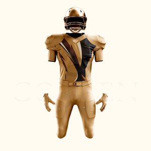 Vêtements de sport pour hommes de haute qualité, ensembles d'uniformes de football américain, légers, 100% polyester, couleurs personnalisables, service OEM - Product Image 1