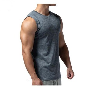 เสื้อกล้ามระบายอากาศระบายอากาศลำลองสำหรับผู้ชายเสื้อกล้ามออกกำลังกายเล่นกีฬาเข้ายิมฟิตเนสใหม่ออกแบบโลโก้ได้ตามที่ต้องการ - Product Image 5