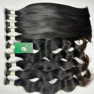 Extensions de cheveux humains droits en vrac couleur brute cheveux humains vierges vietnamiens Super Double dessinés - Product Image 5