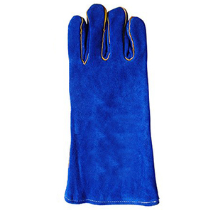 Gants de soudage personnalisés en cuir de chèvre noir de qualité supérieure/Nouveau dernier design 2025 Gants de soudage - Product Image 6