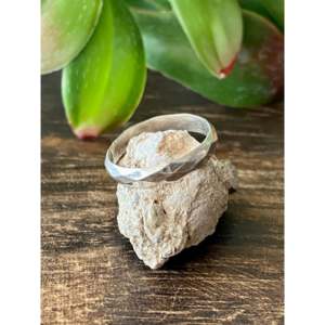 Navajo Handmade Sterling Silver <b>Ring</b> Size 6.75 Natural Stone Geometric Design Rhodium Plated Gemstone <b>Ring</b> for Everyday Wear - Product Image 3