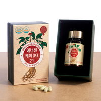 [Wellness Healing] Capsule de ginseng rouge Energin K 21 avec composé K et mélange de plantes pour un soutien immunitaire et un regain d'énergie