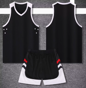 Ensemble d'uniformes de basketball pour hommes, maillots et shorts imprimés par sublimation, réversibles, respirants, légers, pour équipes scolaires - Product Image 2