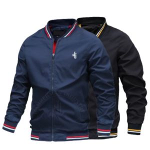Chaqueta de bombardero para hombre de alta calidad 2024, ropa de invierno de etiqueta privada con cierre de cremallera, tela de lona, nuevo diseño, estilo hinchado para hombre - Product Image 6