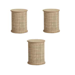 Silla de caña de ratán contemporánea, taburete de café hecho a mano, mesita de noche, muebles originales de Indonesia para el hogar para sala de estar, venta al por mayor - Product Image 5