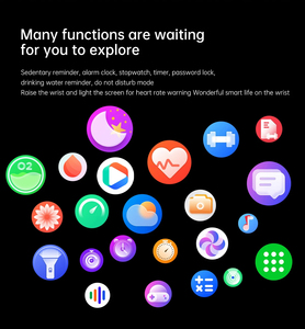 AK47 impermeabile Smartwatch TFT <span class=keywords><strong>Display</strong></span> <span class=keywords><strong>LCD</strong></span> robusto Fitness Tracker per il surf all'aperto nuoto in acciaio inox per Bluetooth - Product Image 4