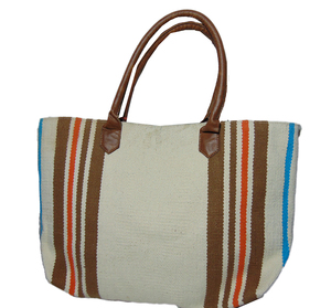 حقيبة حمل قطنية مصنوعة يدوياً متعددة الألوان عصرية للشاطئ نسائية جديدة - Product Image 4