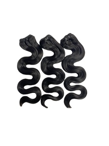 Extensiones de cabello humano sin procesar de alta calidad 100% cutícula alineada cuerpo ondulado tejido de cabello virgen para mujeres negras - Product Image 4