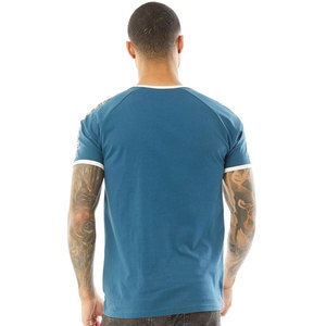 T-shirts à anneaux bleu Royal/blanc, T-shirts à anneaux unisexe pour adultes T-shirts à anneaux petits T-shirts à anneaux en gros - Product Image 2