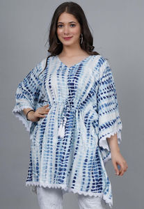 2024 nuevo estilo playa Kaftan vestidos de playa Kaftan vestidos con Sequien y bordado Kaftan tendencia vestidos de estilo de playa - Product Image 2