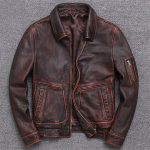 Veste en cuir élégante pour homme, matière de haute qualité, coupe confortable pour un usage quotidien, les voyages et la mode en plein air - Product Image 5