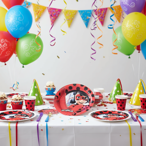 Platos Desechables Miraculous Ladybug de 23 cm, 6 Piezas, Artículos para Fiestas - Product Image 3