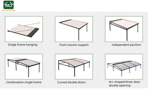 Thông minh gấp mái hiên điện pergola mái nhôm không thấm nước tán vườn cơ giới có thể thu vào hệ thống mái - Product Image 5