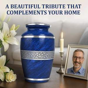 Mayorista Urna para Cenizas Adulto Hombre y Mujer-Urna de Mármol para Cenizas para Mujeres y Hombres-Urnas de Cremación Artesanales para Adultos - Product Image 4